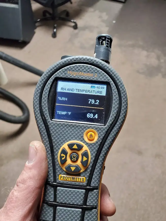 Moisture meter humidity assessment for Fire & Smoke Damage Restoration in Bettendorf